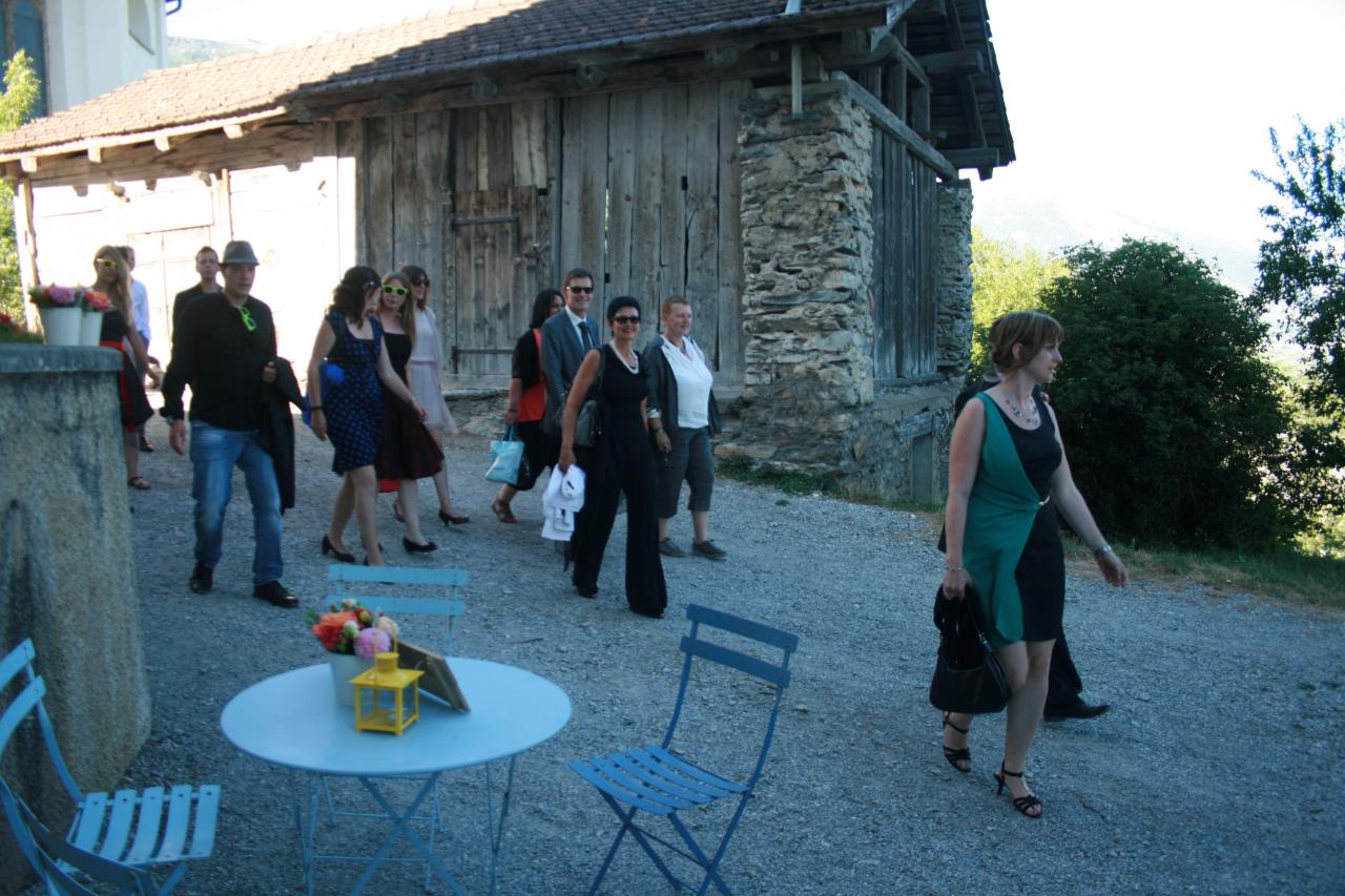 Le 21 juin 2014 soirée de mariage privée au Château de Venthône Valais