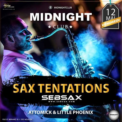 12 mai 2017 Sebsax avec Mister Atomick et Little Phoenix au Midnight Moudon