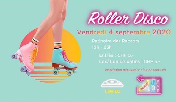 Disco roller patinoire des paccots le 04 09 2020 