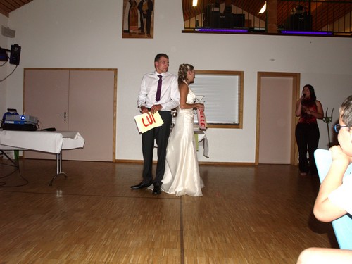 Le Samedi 29 Août 2009 Soirée de Mariage à Vucherens