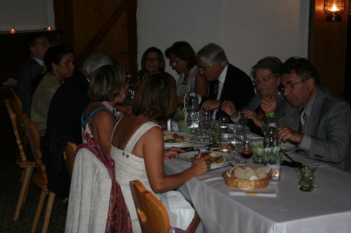 Le Samedi 19.09.2009 soirée de mariage au vieux chalet à crésuz