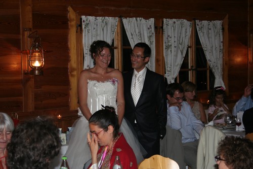 Le Samedi 19.09.2009 soirée de mariage au vieux chalet à crésuz