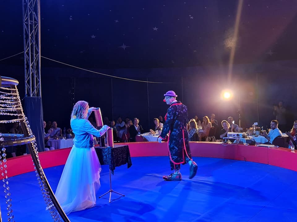 Mariage a avenches avec le cirque helvetia le 3 juillet 2021 