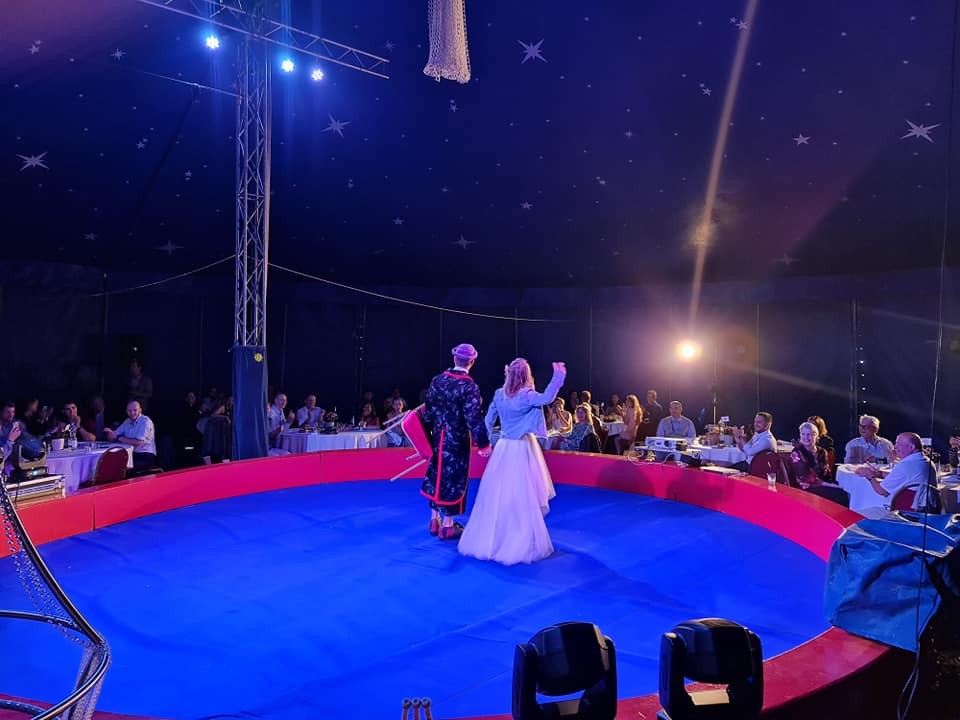 Mariage a avenches avec le cirque helvetia le 3 juillet 2021 