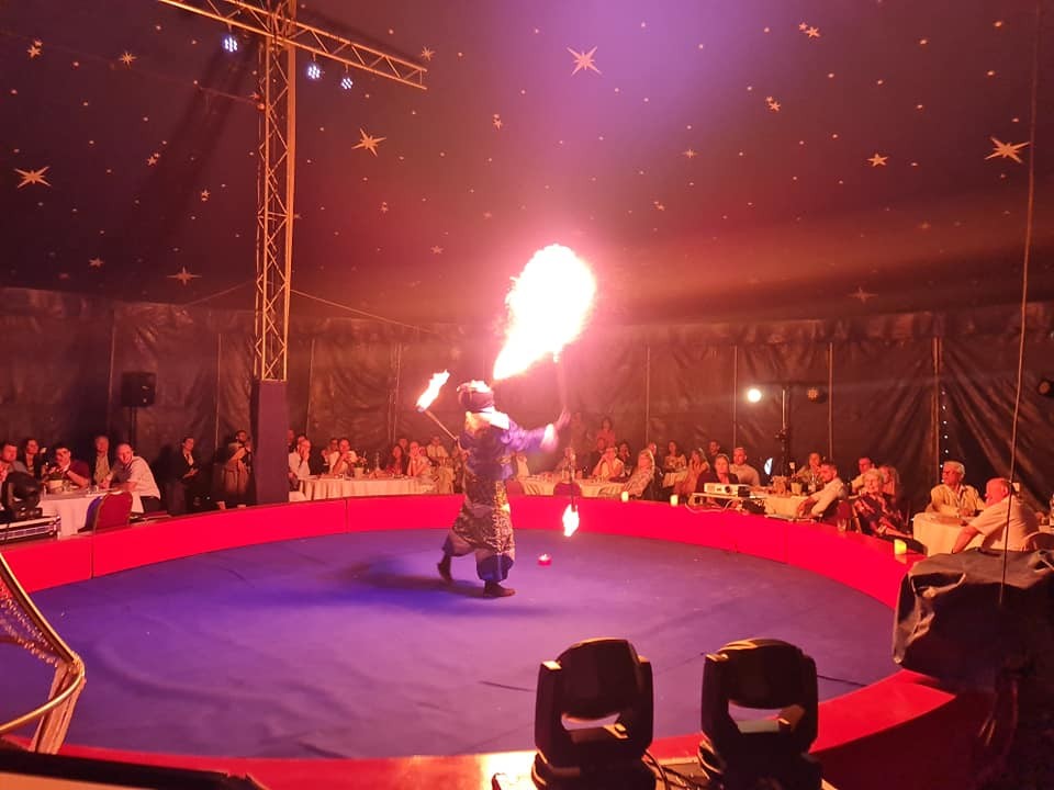 Mariage a avenches avec le cirque helvetia le 3 juillet 2021 
