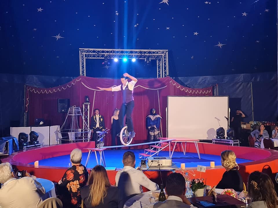 Mariage a avenches avec le cirque helvetia le 3 juillet 2021 