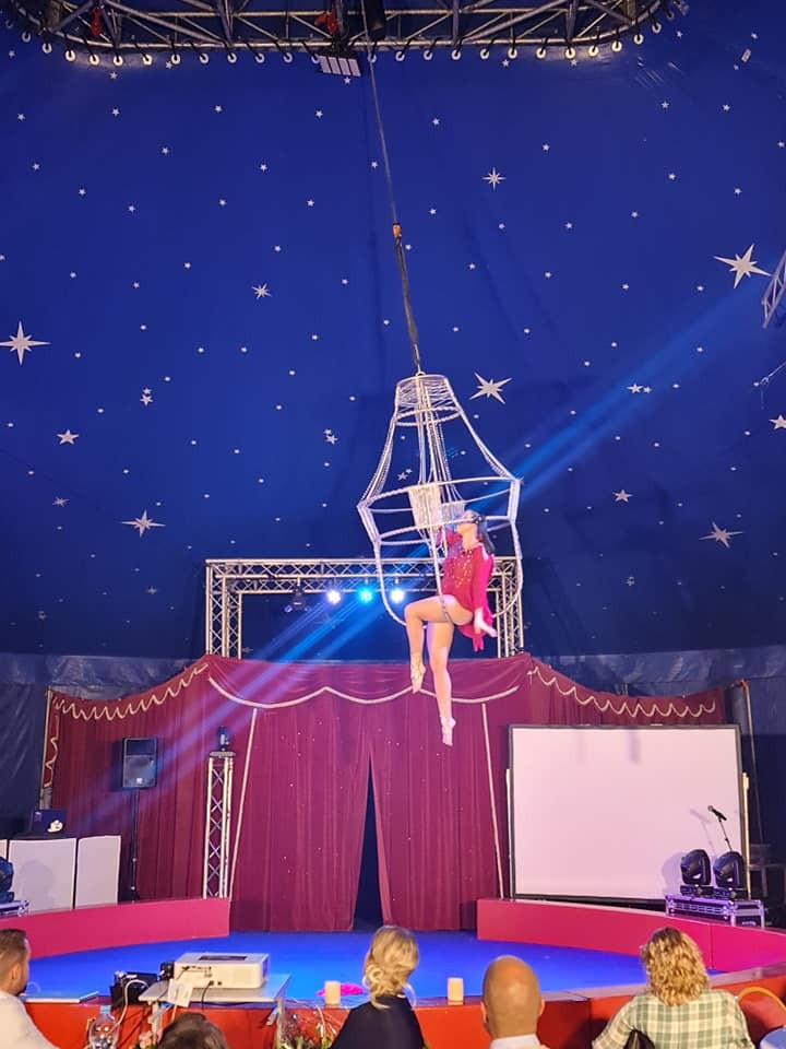 Mariage a avenches avec le cirque helvetia le 3 juillet 2021 