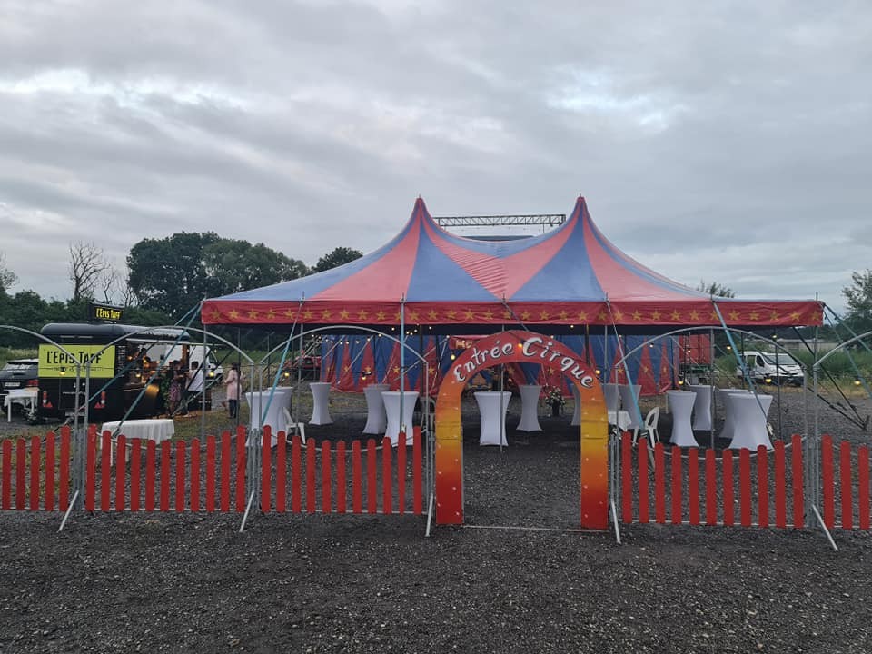 Mariage a avenches avec le cirque helvetia le 3 juillet 2021 