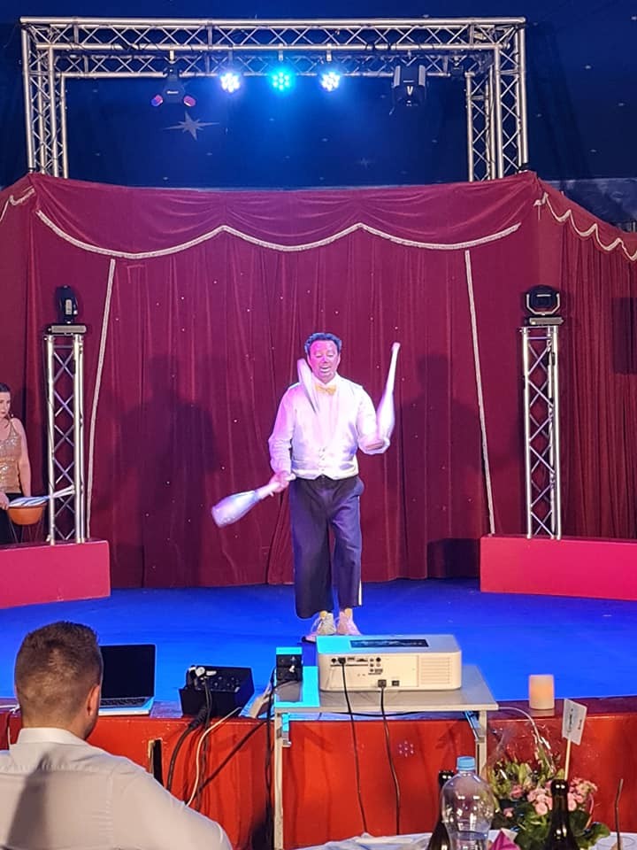 Mariage a avenches avec le cirque helvetia le 3 juillet 2021 
