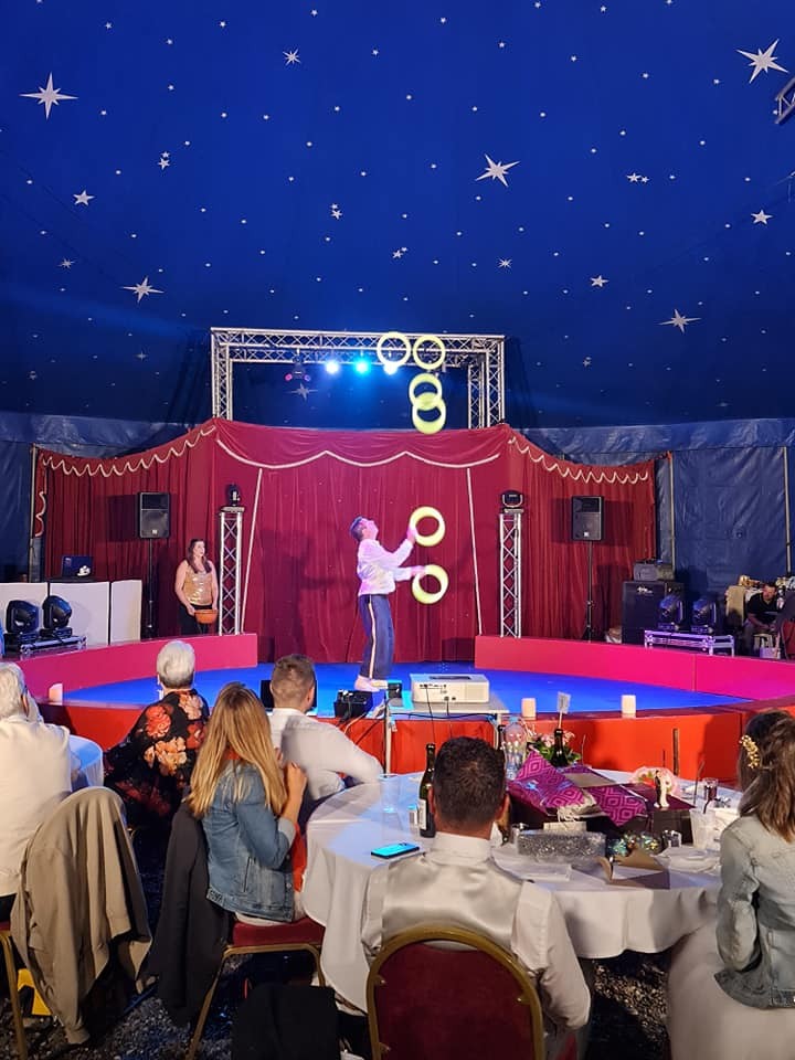 Mariage a avenches avec le cirque helvetia le 3 juillet 2021 