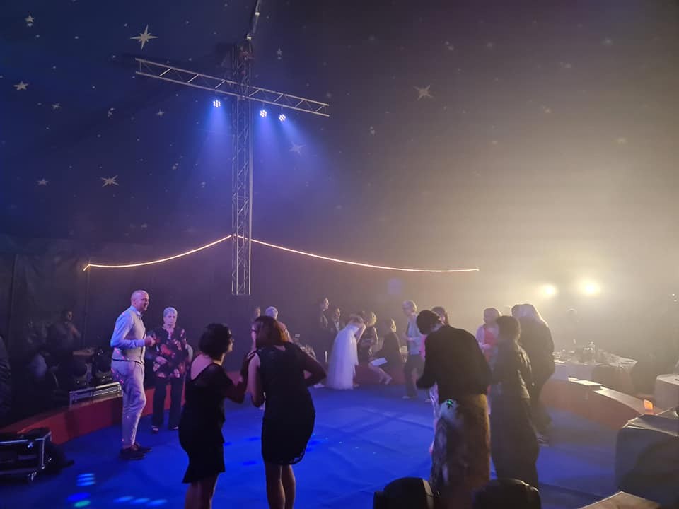 Mariage a avenches avec le cirque helvetia le 3 juillet 2021 