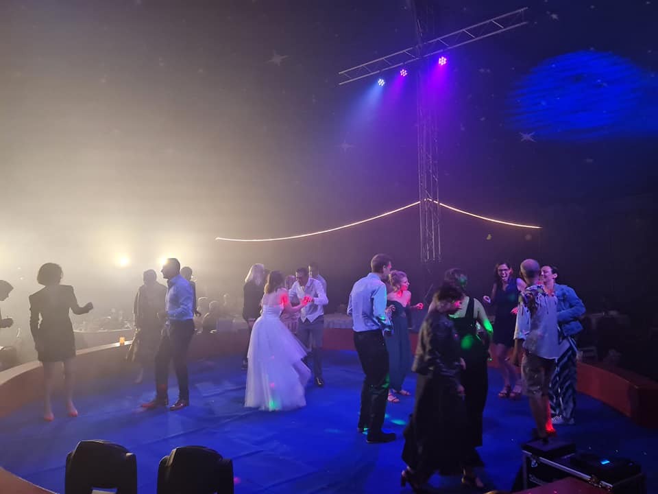 Mariage a avenches avec le cirque helvetia le 3 juillet 2021 
