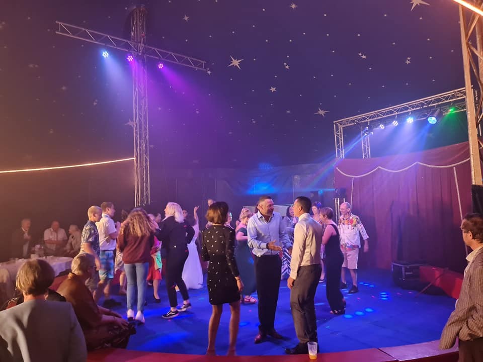 Mariage a avenches avec le cirque helvetia le 3 juillet 2021 