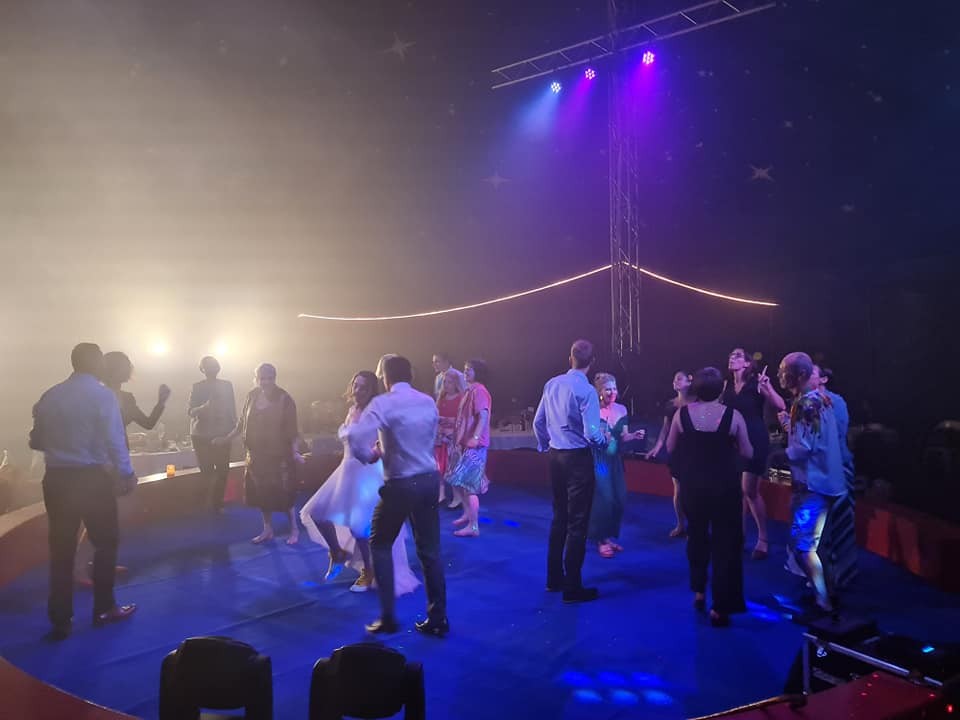 Mariage a avenches avec le cirque helvetia le 3 juillet 2021 