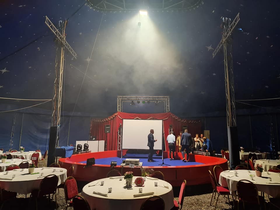 Mariage a avenches avec le cirque helvetia le 3 juillet 2021 