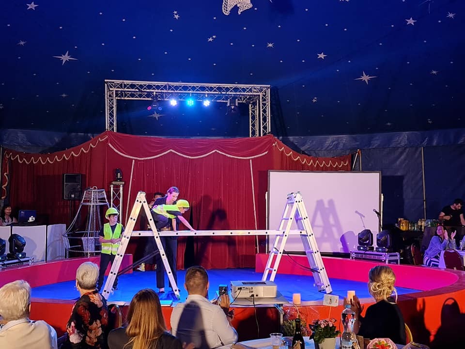 Mariage a avenches avec le cirque helvetia le 3 juillet 2021 