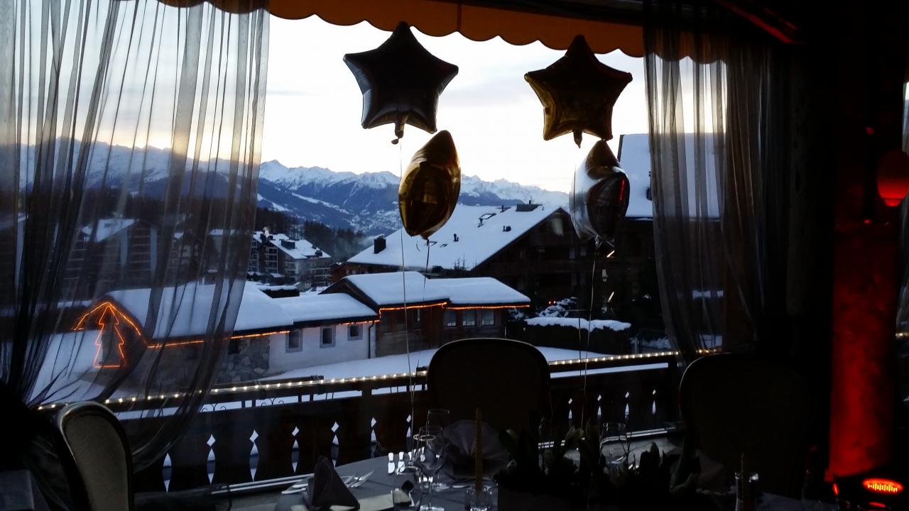 Le 31.12.2013 Soirée de Gala à Hôtel de L'Etrier à Crans-Montana