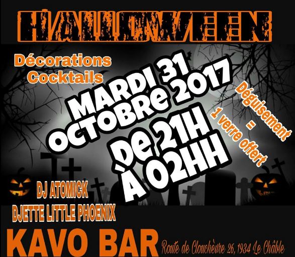 Kavo Bar 31 octobre 2017 Mister Atomick et Little Phoenix
