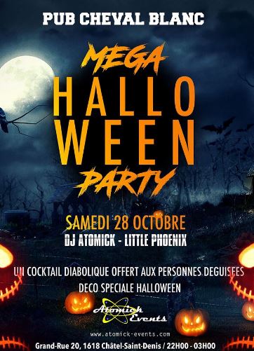 Cheval Blanc Halloween 28 octobre 2017 Mister Atomick et Little Phoenix