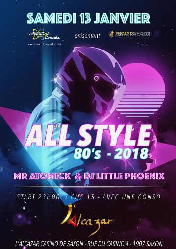 Alcazar Saxon Mister Atomick et Little Phoenix