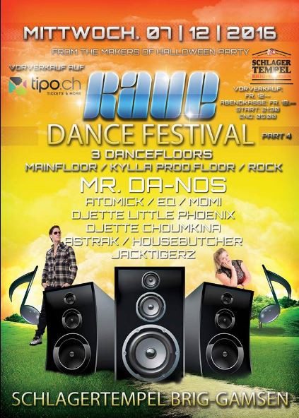 7 décembre 2016 Dance Party Brig