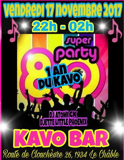 Kavo Bar 17 novembre 2017 Mister Atomick et Little Phoenix