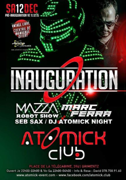 Inauguration Atomick Club