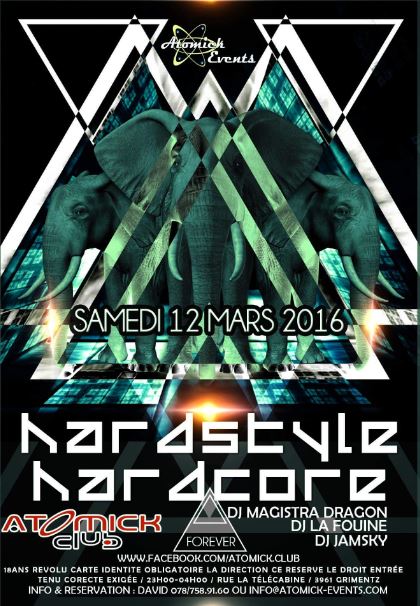 Soirée Hardstyle Atomick Club