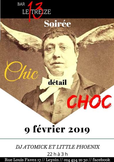 Soirée Chic choc Le Treize Leysin le 09.02.2019