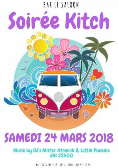 Soirée Kitch le 24 mars 2018