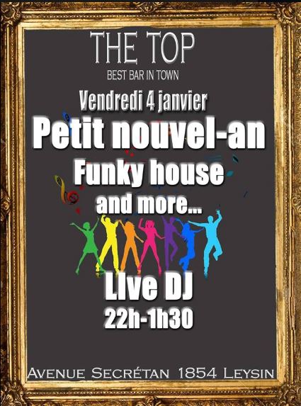 Petit nouvel an disco, funky house top Club